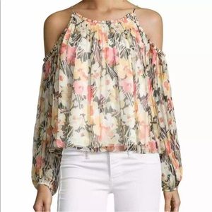 Elizabeth and James cold shoulder blouse